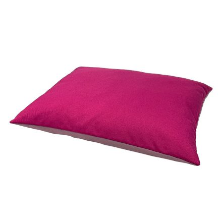 Kétoldalas design párna - kutyafekhely - halvány/sötét rózsaszín - 70x75 cm
