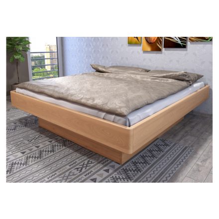 Pegas bükk ágy alacsony fejtámlával és tárolóhellyel 160x200 cm
