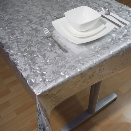 Viaszosvászon asztalterítő - Prémium minőség! - 140x260 cm - Ezüst